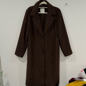 Hollister Dark Brown Trench Coat